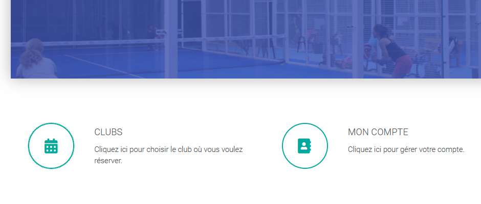 Réserver dans club